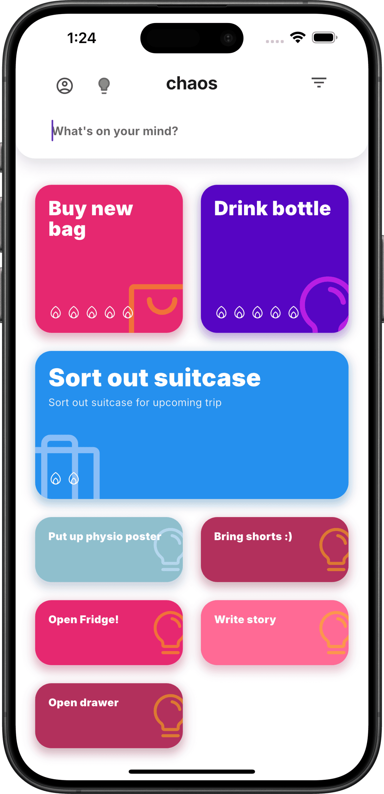 Chaos App Screenshot